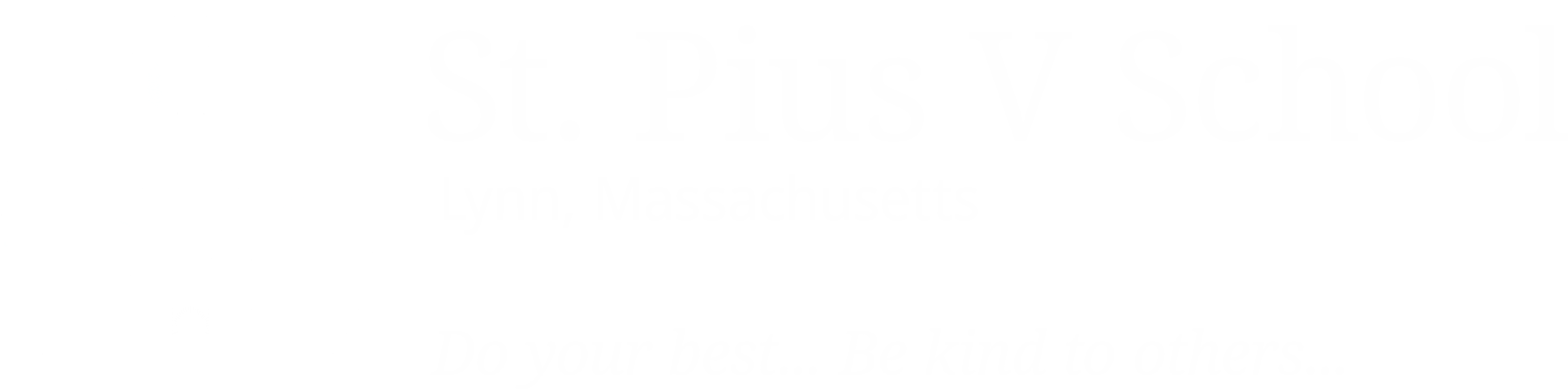 Footer Logo for St. Pius V School