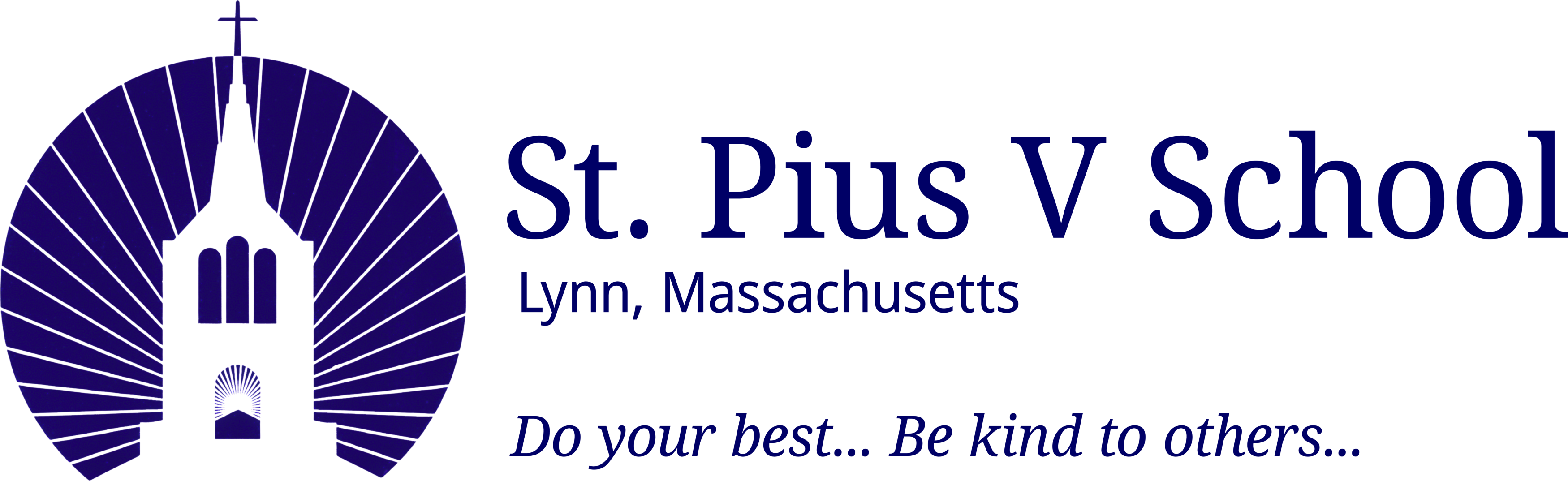 Logo for St. Pius V School